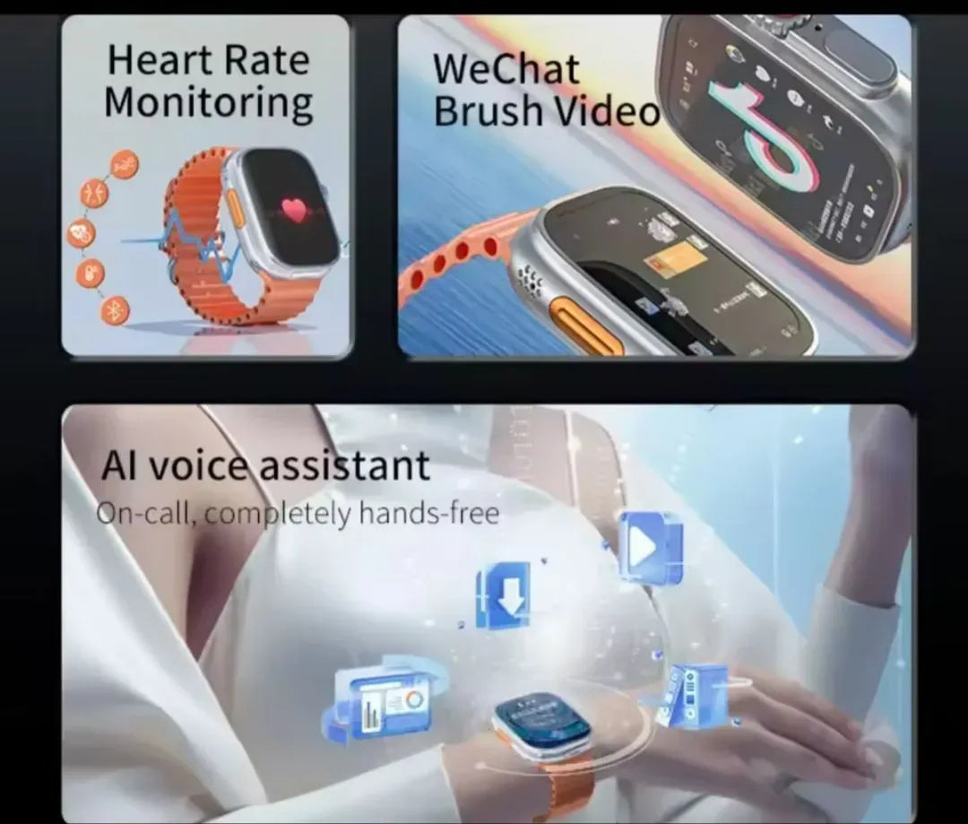The Ultra 5G Smart Android Watch with SIM 4GB RAM 64GB ROM